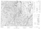 022M01 Lac Brue Topographic Map Thumbnail 1:50,000 scale