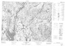 022M07 Lac Piacouadie Topographic Map Thumbnail 1:50,000 scale