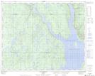 022N11 Lac Landriaux Topographic Map Thumbnail
