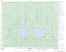 022N13 Lac Matonipi Topographic Map Thumbnail 1:50,000 scale