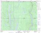 022N14 Lac La Fouille Topographic Map Thumbnail 1:50,000 scale