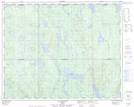 022N15 Lac Pecaudy Topographic Map Thumbnail