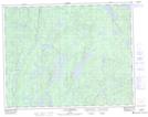 022O03 Lac Garemand Topographic Map Thumbnail 1:50,000 scale