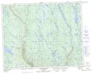 022O09 Lac Du Brochet Topographic Map Thumbnail 1:50,000 scale