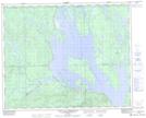 022O13 Petit Lac Manicouagan Topographic Map Thumbnail 1:50,000 scale