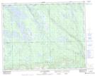 022O14 Lac Gaillarbois Topographic Map Thumbnail 1:50,000 scale