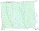 022O16 Lac Poissons Blancs Topographic Map Thumbnail 1:50,000 scale