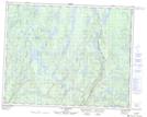 022P05 Lac Dufresne Topographic Map Thumbnail