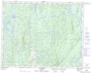 022P08 Lac Verrier Topographic Map Thumbnail