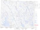 022P11 Lac Fournier Topographic Map Thumbnail