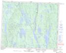 022P12 Lac Wacouno Topographic Map Thumbnail 1:50,000 scale