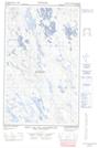 023A01E Petit Lac Aux Sauterelles Topographic Map Thumbnail
