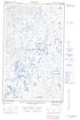 023A01W Petit Lac Aux Sauterelles Topographic Map Thumbnail 1:50,000 scale