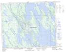 023B09 Ashuanipi Lake Topographic Map Thumbnail 1:50,000 scale