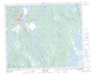 023B15 Flora Lake Topographic Map Thumbnail