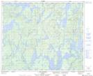 023C14 Lac Vallard Topographic Map Thumbnail
