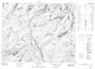 023D01 Lac Daguilhe Topographic Map Thumbnail 1:50,000 scale