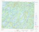 023E07 Lac Taffanel Topographic Map Thumbnail 1:50,000 scale