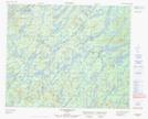 023E08 Lac Montbrillant Topographic Map Thumbnail