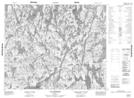 023F03 Lac Delmothe Topographic Map Thumbnail 1:50,000 scale