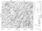 023F05 Lac Devannes Topographic Map Thumbnail 1:50,000 scale