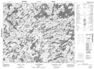 023F14 Lac Chastrier Topographic Map Thumbnail 1:50,000 scale