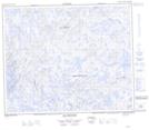 023G03 Lac Montenon Topographic Map Thumbnail 1:50,000 scale