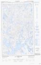 023G04E Lac Opiscotiche Topographic Map Thumbnail 1:50,000 scale