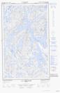 023G04W Lac Opiscotiche Topographic Map Thumbnail 1:50,000 scale