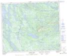 023G09 Evening Lake Topographic Map Thumbnail 1:50,000 scale