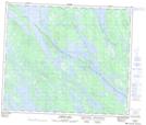 023I04 Timmins Lake Topographic Map Thumbnail 1:50,000 scale