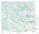 023J11 Lac Clugny Topographic Map Thumbnail 1:50,000 scale