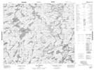 023K01 Lac Longrais Topographic Map Thumbnail