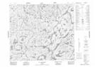 023K16 Lac Lachaussee Topographic Map Thumbnail 1:50,000 scale