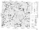 023M11 Lac Chavamond Topographic Map Thumbnail