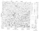 023M12 Lac Gancleau Topographic Map Thumbnail 1:50,000 scale