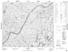 023N03 Lac Bazire Topographic Map Thumbnail 1:50,000 scale