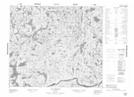023N04 Lac Tassigny Topographic Map Thumbnail 1:50,000 scale