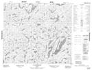 023N12 Lac Lefrancois Topographic Map Thumbnail