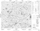 023N14 Lac Baril Topographic Map Thumbnail
