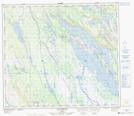 023O12 Lac Wakuach Topographic Map Thumbnail 1:50,000 scale