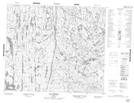023P03 Lac Vreisnic Topographic Map Thumbnail 1:50,000 scale
