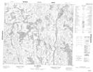 023P10 Lac Mortrel Topographic Map Thumbnail