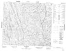 023P11 Lac Recouet Topographic Map Thumbnail 1:50,000 scale