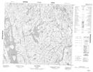 023P14 Lac Tudor Topographic Map Thumbnail 1:50,000 scale