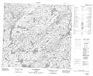 024E14 Lac Ptarmigan Topographic Map Thumbnail