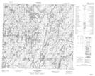 024H08 Lac Cougneau Topographic Map Thumbnail