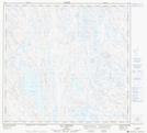 024K03 Lac Thevenet Topographic Map Thumbnail