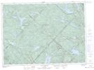 031I11 Lac Au Sorcier Topographic Map Thumbnail