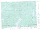 031M08 Lac Winawiash Topographic Map Thumbnail